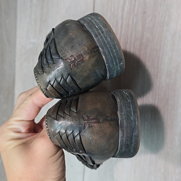 Frye Women Leather 73216 Loafer boho slip on shoes sz 8B - Picture 6 of 10